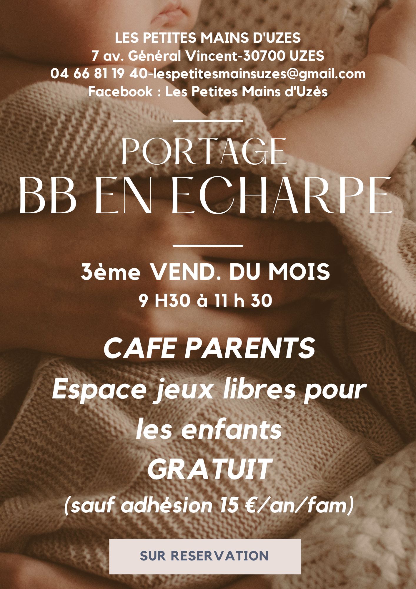 PORTAGE BB EN ECHARPE